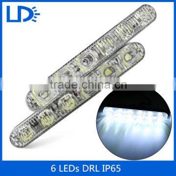 6 leds car lighting DRL Led Daytime Running Lights