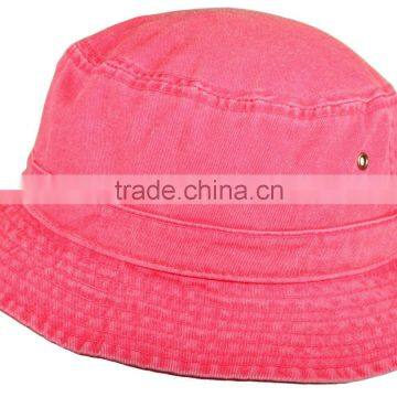 wholesale pigment dyed twill washed bucket hats