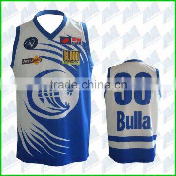 Long sleeved/sleeveless sublimated premiership jumper