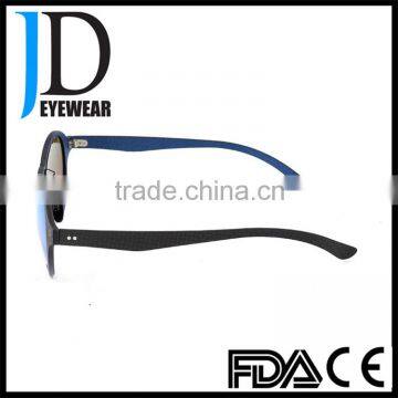 2016 Hot Custom Print Carbon Fiber Sunglasses Green Mirror