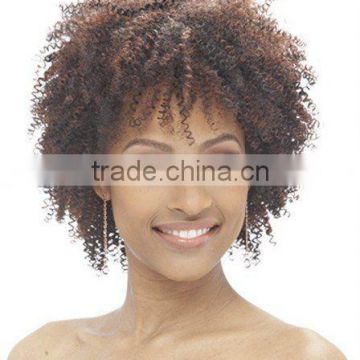 Human Afro Jerry Curl Weaving Hair - Virgin Remy Hair