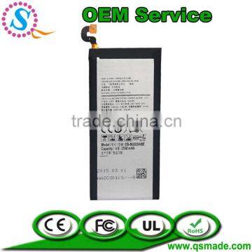 original standard built-in battery for galaxy s6 s6 edge 3.7v 2600mah G9250 G9200-G9208-G9209