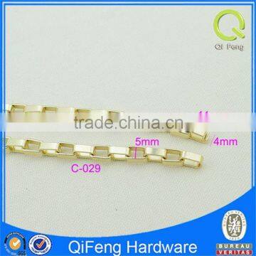 C-029 clothing metal chain hoting light gold chains accessories detachable