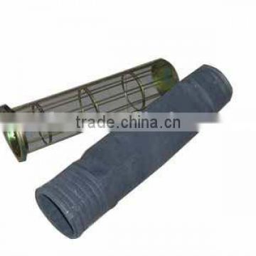 Industrial filter bag cage with carbon steel