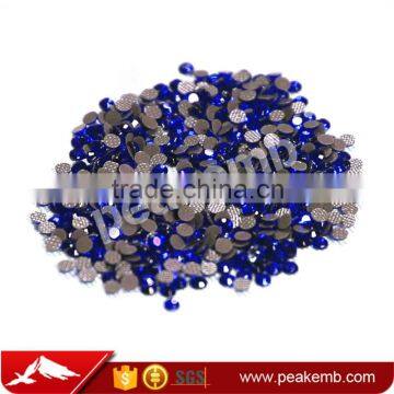 Wholesale Shinning Hot Fix royal blue Loose Rhinestones For Shirts