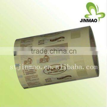 Custom printed packaging roll film