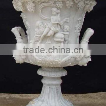 stone carving flowerpot HP492