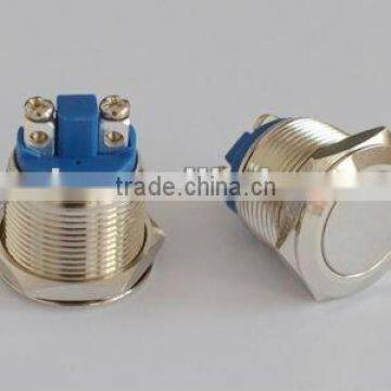 momentary Push Button Switch (Dia.19mm) Flat head Screw Terminal