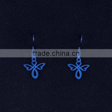 Earrings With Butterfly Drop for Wholesale