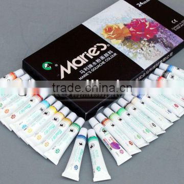 Maries 12ml gouache color with 24colours