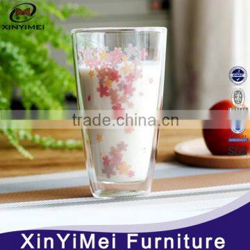 good quality healthy crystal milk juice drinking glass