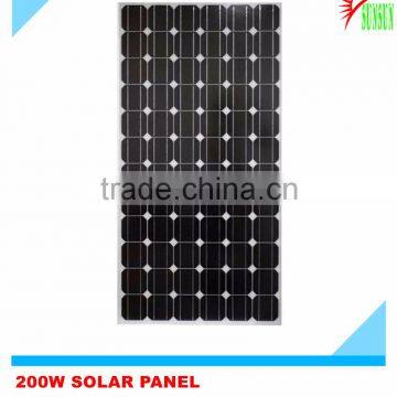 Good price 200W Monocrystalline Solar panel