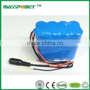 3000mAh 29.6v lithium battery