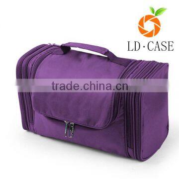 High quality OEM clear waterproof PU plastic military canvas travel hanging cosmetic toiletry