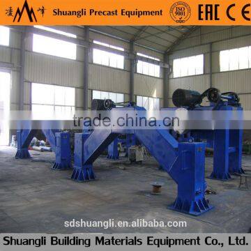 Horizontal suspension roller concrete pipe making machine