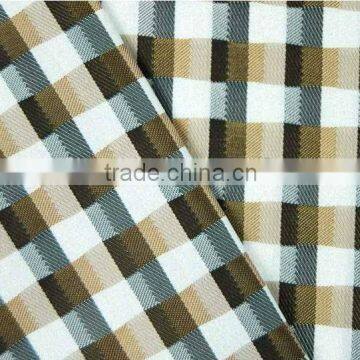 Check Pattern Polyester Yarn Dyed Memory Fabrics