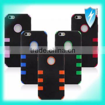 PC Silicon 3 in 1 Robot Cases for Apple iPhone 6