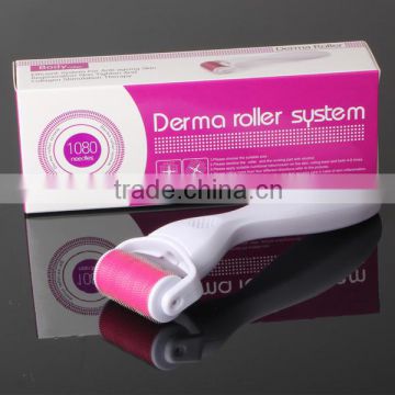 1080 needles titanium dermaroller/derma roller with low price CE&OEM