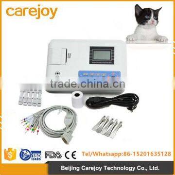 Digital 1-channel Vet Electrocardiograph Veterinary ECG EKG machine