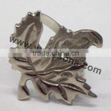 Table Top nickel plated napkin ring