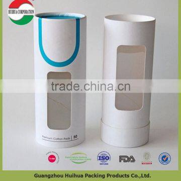 Cylinder Cardboard Paper Tube with PVC Window