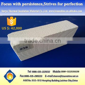 Tunnel Kiln Low Thermal Conductivity Light Weight Insulation Brick