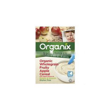 Organix Organic Wholegrain Fruity Apple Cereal 4mths+