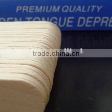 150*18*1.6mm size white wooden tongue depressor on sale