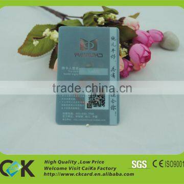 SGS Certification! CR80 Full Color Pringting Transparent Card With QR Code photo-3