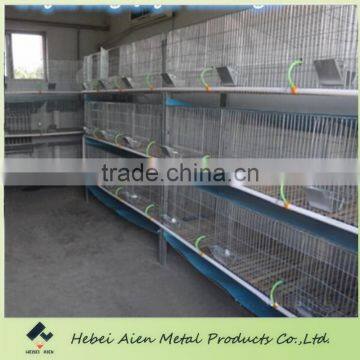 wire mesh commercial rabbit cage 12 and 24cells