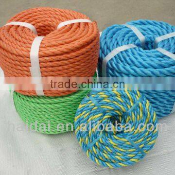PE Mono Filament 3 Strand Twisted Plastic Rope Made In China photo-3