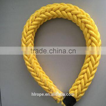 12strands braided PE mooring rope 46mm