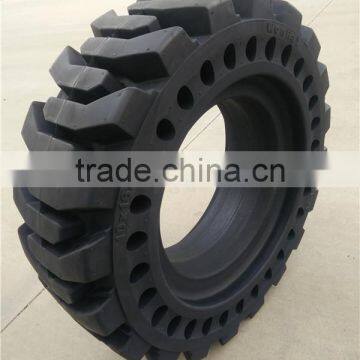 Solid Rubber Tyre Wheels for Scissor Lift Jacks 10-16.5 16x5x12 Etc. photo-6