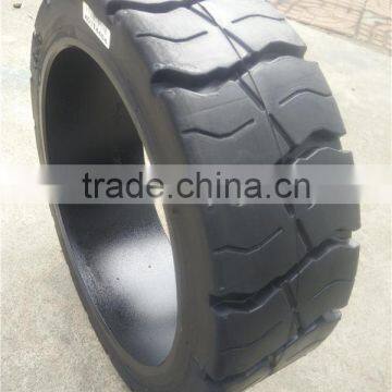 Solid Tires Heavy Cargo Short Transit Trailers Press-on Tyre 28x12x22 28x14x22 28x16x22 photo-4