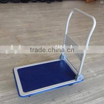 Foldable Industrial Rolling Warehouse Logistics Trolley With 4 Wheel