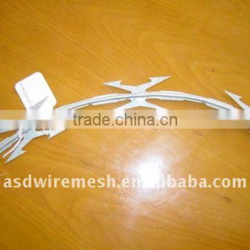 (high quality)Galvinized razor barbed wire(factory)