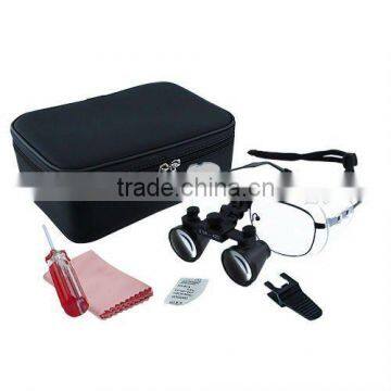 2.5x Flip-Up Galilean Style Dental Surgical Medical Binocular Loupes Frame Nickel Alloy 420mm Loupe photo-2