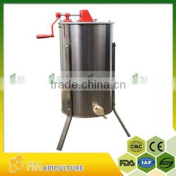 hotsale 3 frames stainless steel manual honey extractor with stand; manual honey extractor ;