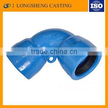 EN545 DI BEND 90 degree pipe fittings MJ/FE FOR PVC