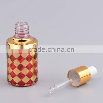 Empty Glass Essential Oil Bottles With Aluminum Dropper Cap Whosale photo-3