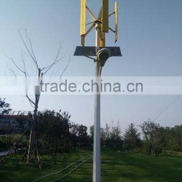 wind-solar hybrid system for residential use
