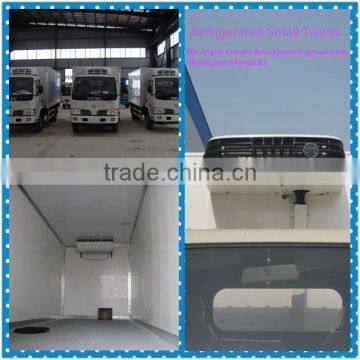 2-3 t ice car delivery, refrigerated cold room van truck,refrigerated small trucks