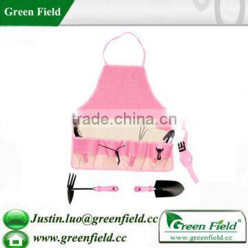 Green Field Garden Apron,Kids Garden Tool Set Apron