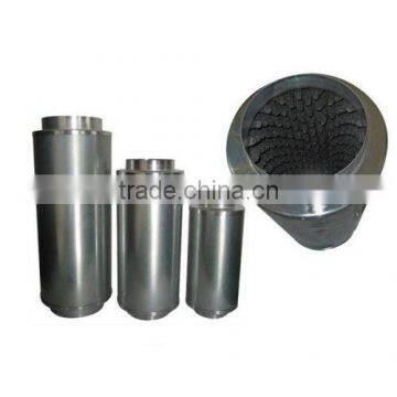 4" Duct Muffler Inline Fan Blower Silencer Noise Reducer Hydroponic Grow Tent photo-2