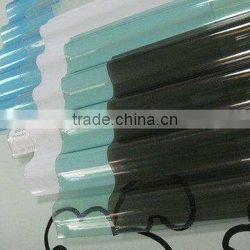 Clear Transparent PC Plastic Color Corrugated Plastic Roofing Sheets photo-5
