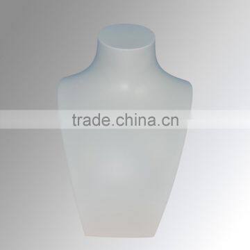 New Fashion Jewelry White Necklace Stand Bust Forms Mannequin Display photo-2