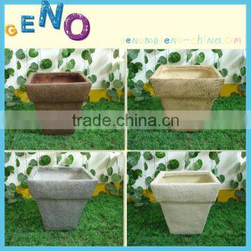 Various handmade clay fiberglass flower pot,Stackable plant pot wholesale