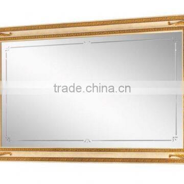 Bisini Luxury Gold Color Solid Wood King Size Bed With Matching Side Tables/Night Stands(MOQ=1 SET) photo-5