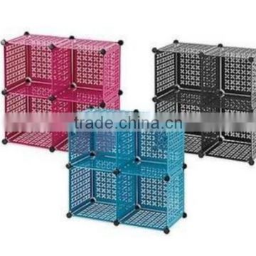 Store More Colorful Plastic Cube 4 Grid Organizer