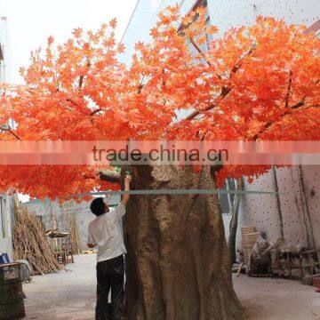 Indoor Decoration High Quailty Chinese Goods Wholesale Hot Sale Artificial Red Maple Tree photo-3